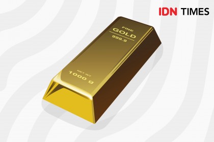 Harga Emas Hari Ini Merosot, Jadi Rp1.060 Juta per Gram 