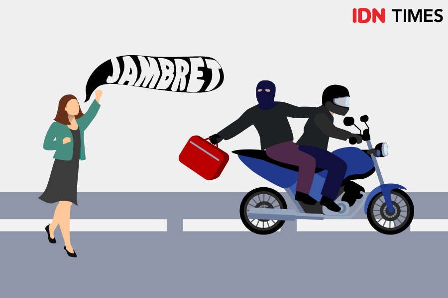 Simpan HP di Saku Belakang, Pesepeda di Makassar Dijambret