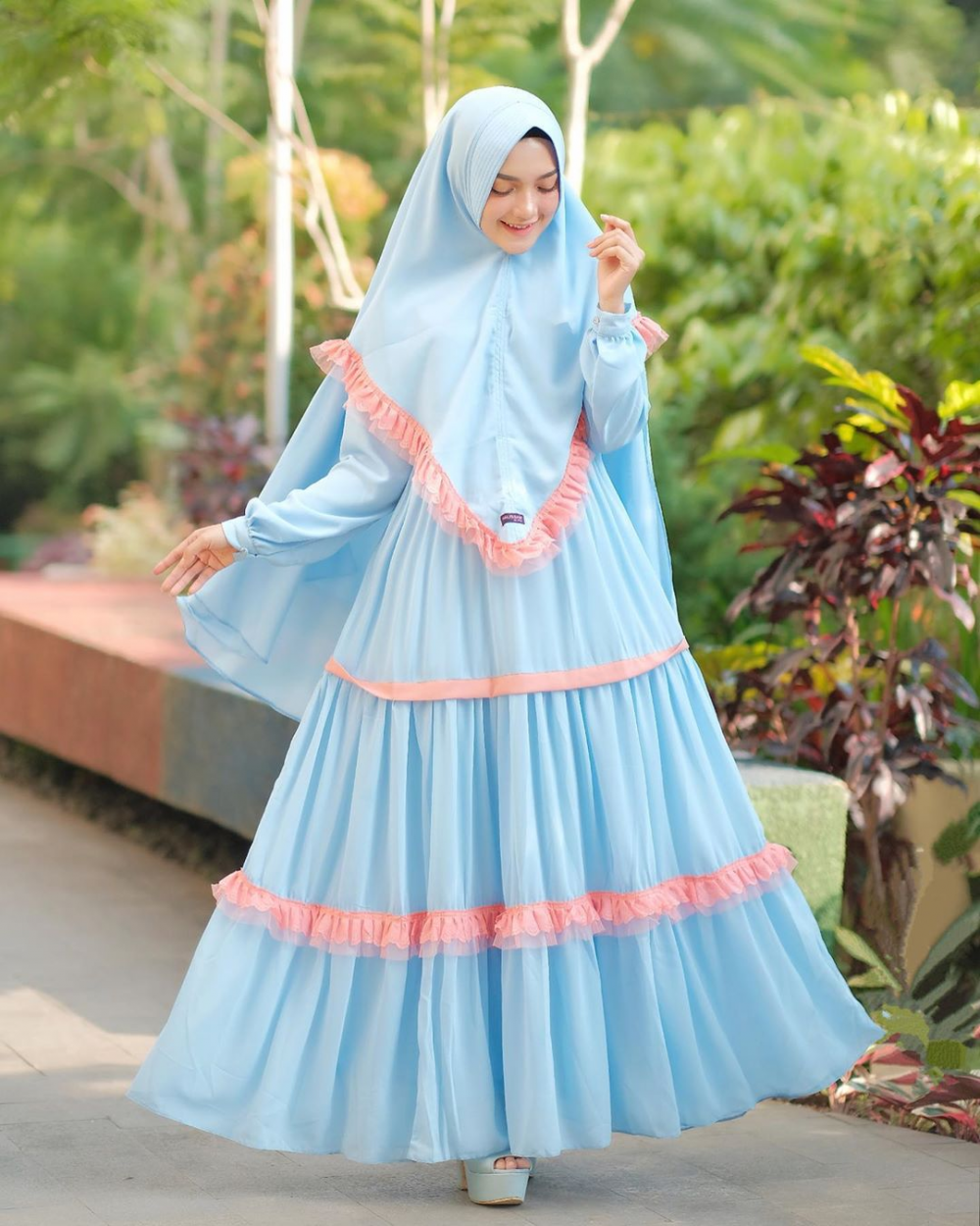 Hijab biru