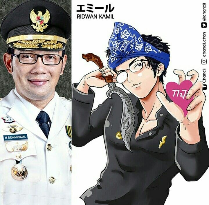 9 Potret Publik Figur Indonesia Diubah Jadi Anime Keren Banget