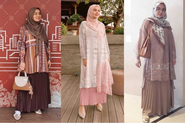 Outfit Rok Plisket Army / OOTD TUNIK DAN ROK PLISKET TERBARU 2020