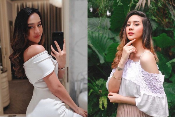 9 Inspirasi Outfit dengan Atasan Cut Off Shoulder ala Anya Geraldine