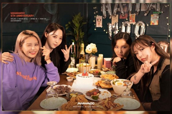 Anniversary ke-6, 14 Potret Kebersamaan MAMAMOO yang Selalu Kompak