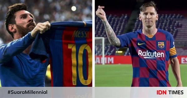 5 Selebrasi Gol Messi Yang Paling Unik, Ada Yang Mengedipkan Mata!