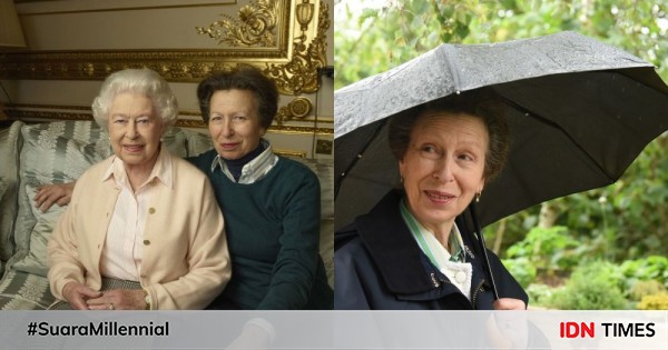 10 Potret Bugar Princess Anne Putri Satu Satunya Queen Elizabeth Ii