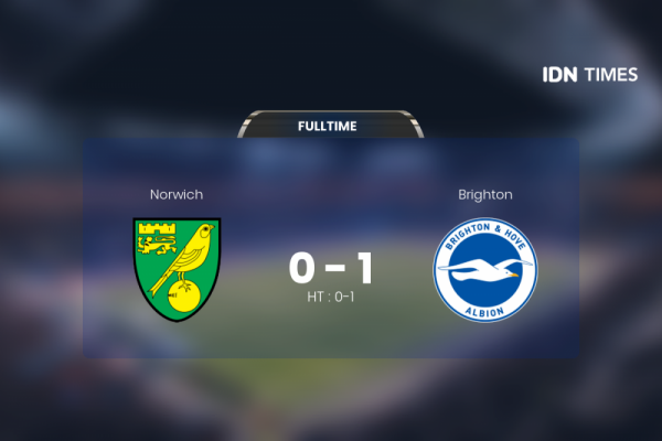 Norwich Dihajar Brighton 0-1, G. Potter Puji Pemain