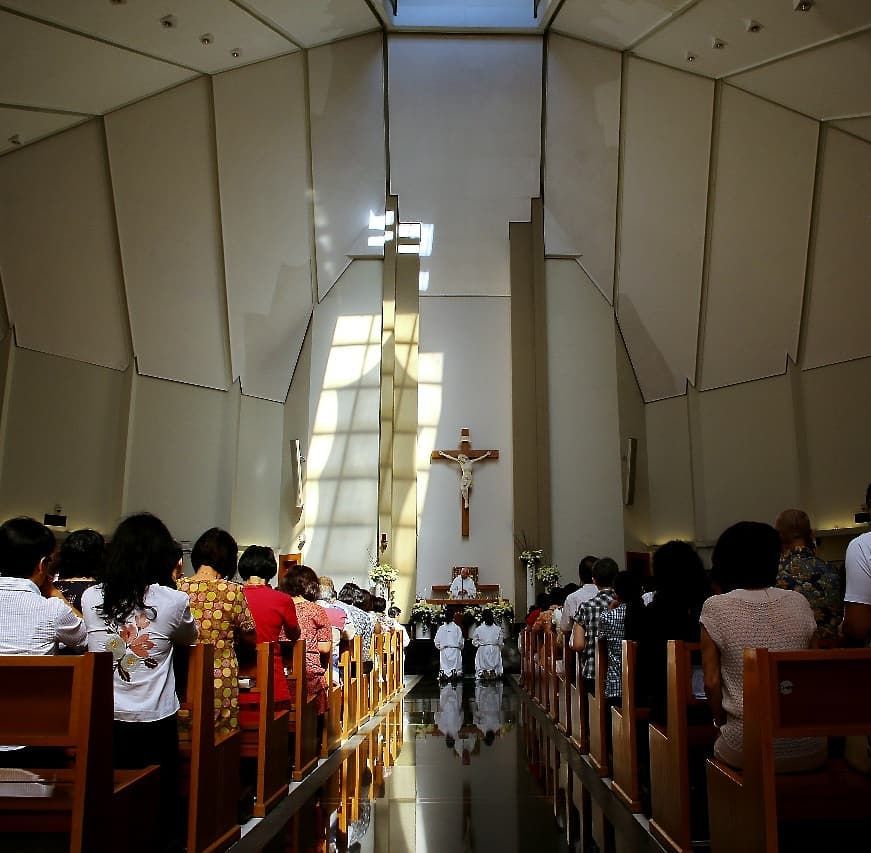 Gereja Katolik di Magelang Adakan Misa Imlek, Khotbah Berbahasa China