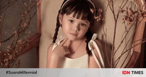 10 potret gemas gempi dengan berbagai gaya, bak model profesional!