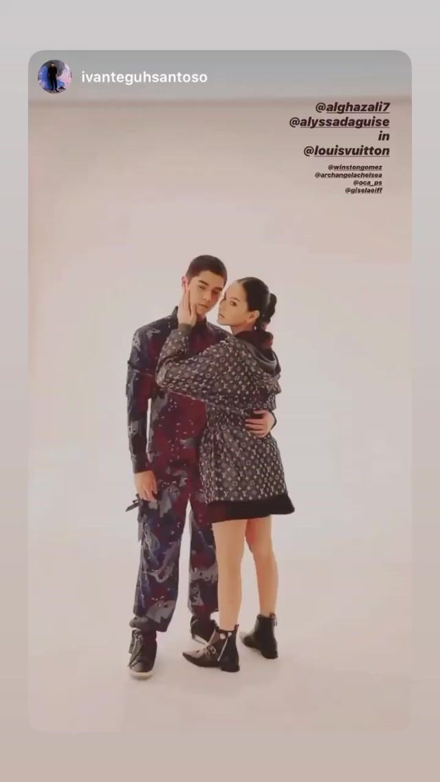 10 Potret Berkelas Al Ghazali dan Alyssa Pakai Busana Louis Vuitton