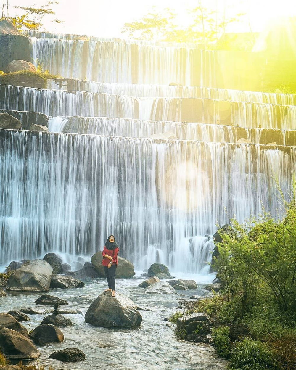 5 Info Wisata Grojogan Watu Purbo, Air Terjun di Sleman yang Lagi Hits