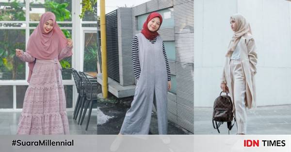 10 Inspirasi OOTD Hijab Dari Para Seleb, Mudah Ditiru!