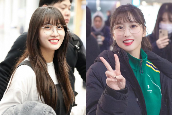 10 Potret Manis Momo TWICE Kenakan Kacamata, Bikin Jatuh Cinta!