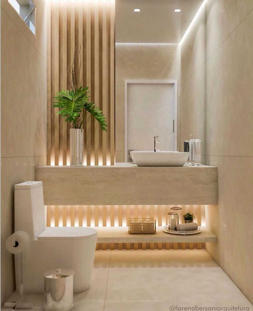 9 Ide Desain Powder Room yang Unik dan Nyaman