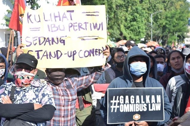Buruh Tangerang: Omnibus Law Penyebab Kenaikan Upah 2022 Rendah