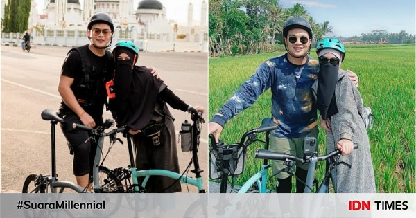 9 potret gowes romantis ala natta dan wardah, bikin jomlo menjerit