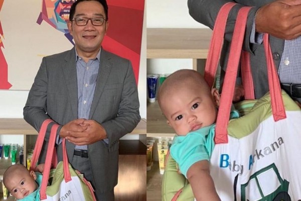 9 Potret Baby Arkana, Yatim Piatu yang Diadopsi Oleh Ridwan Kamil