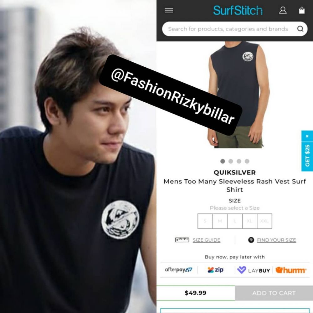 Harga 10 Kaus Oblong Rizky Billar Bikin Geleng Kepala