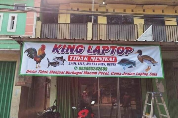 Kocak, 10 Tulisan Tempat Usaha Ini Bikin Pembeli Mikir Keras