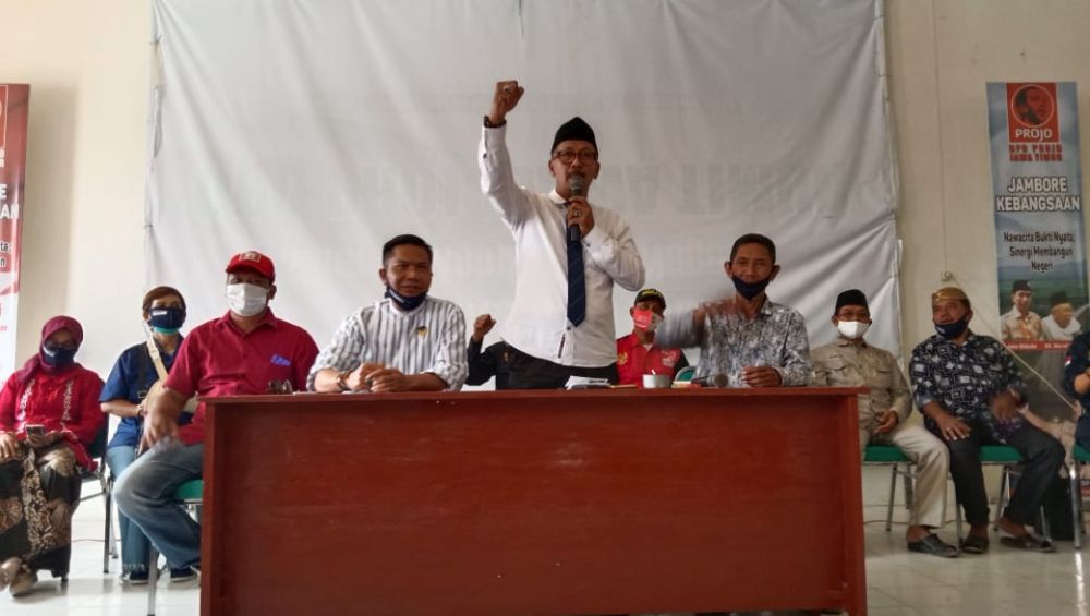 MK Tolak Gugatan Sengketa Pilkada, Yuhronur-Abdul Rouf Sujud Syukur