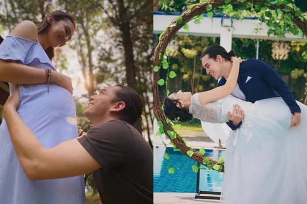 'Hamil' Anak Pertama, 10 Momen Mesra Haico dan Rangga Azof