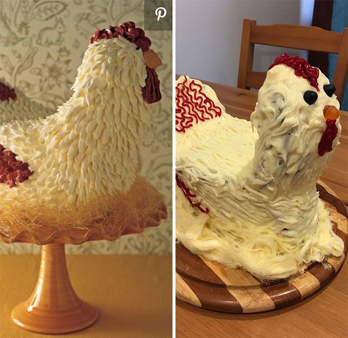 10 Foto Ekspektasi Vs Realita Saat Bikin Cake, Gak Ngerti Lagi