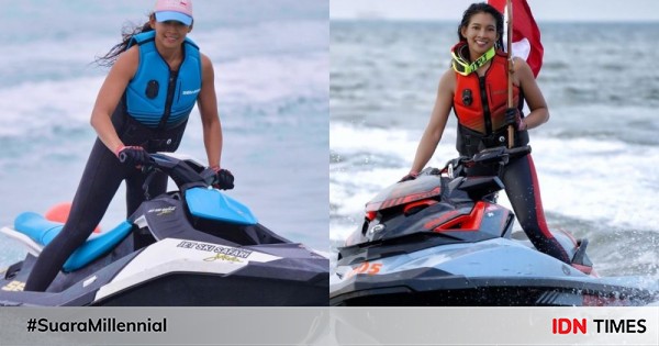 Sporty Banget Ini 9 Potret Anindya Kusuma Putri Saat Main Jet Ski