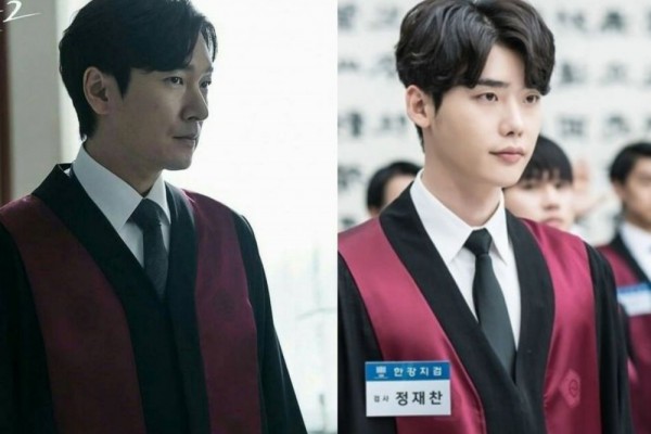 10 Adu Pesona Cho Seung Woo dan Lee Jong Suk, Sosok Jaksa di KDrama