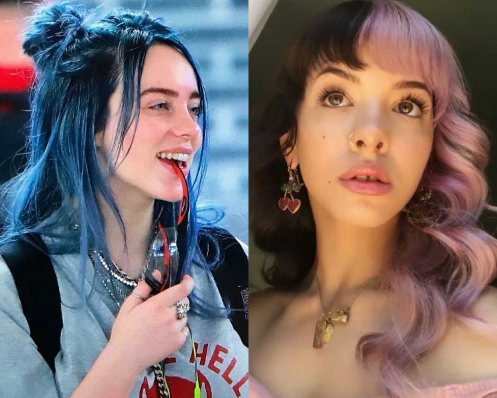 Tampil Nyentrik 9 Adu Gaya Rambut Billie Eilish Vs Melanie Martinez