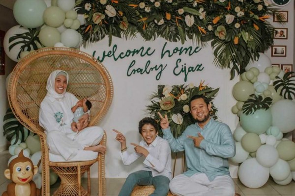 9 Momen 'Welcome Home' Baby Eijaz, Anak Rachel Maryam dan Edwin