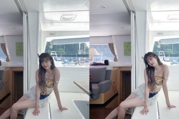 Bak Model, Ini 10 Potret Menawan Naeun April yang Pamer Kaki Jenjang