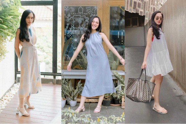 10 Inspirasi Outfit Dress nan Menawan ala Cindy Priscilla