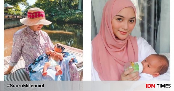 Mama Muda Hits, 10 Adu Gaya Irish Bella dan Citra Kirana Momong Anak
