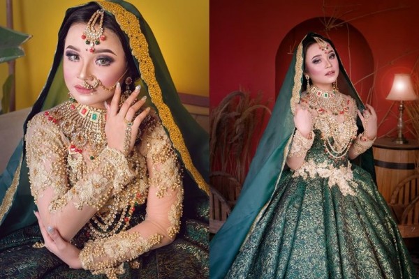 10 Gaya Pemotretan Tak Biasa Tasya Rosmala, Cetar Jadi Pengantin India