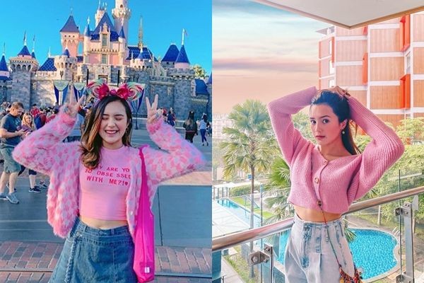 9 Inspirasi Outfit Serba Pink ala Beby Tsabina, OOTD Makin Ceria!