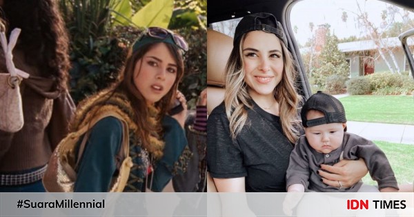 10 foto terbaru daniella monet, bintang nancy drew yang sudah jadi ibu
