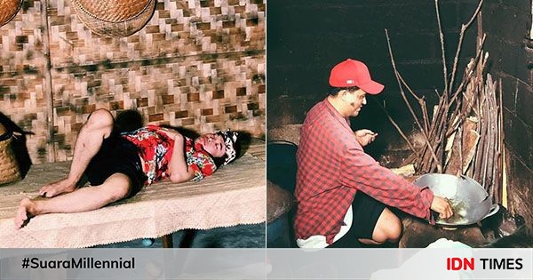 12 foto sederhana anwar, tenar bukan berarti harus nongki di mal mewah