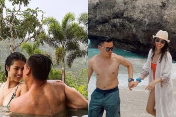 10 Momen Romantis Bulan Madu Atries Angel Dan Suami Di Bali Mesra