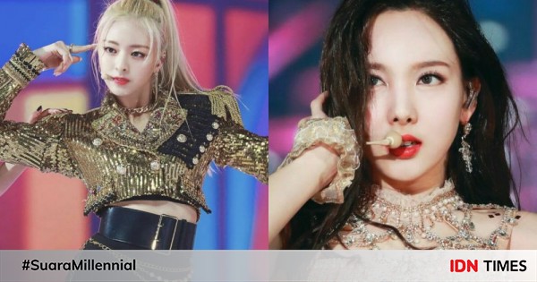 10 idol kpop cewek ini menawan dalam balutan stage outfit nuansa emas