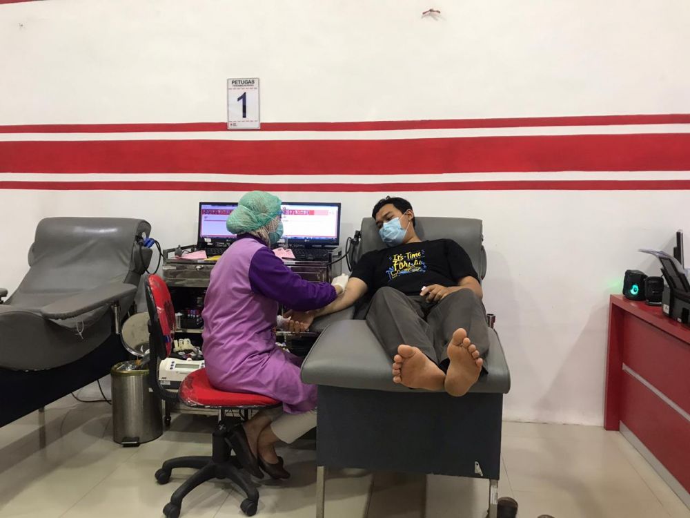 Stok Darah A Positif di Palembang Kosong, PMI Cari Penderma Darah 