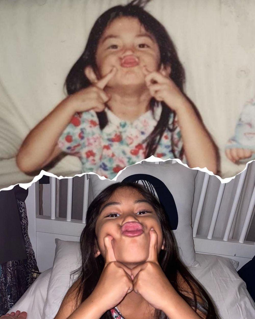 10 Potret Masa Kecil Artis Mirip Anaknya Saat Ini, Gemas Banget!