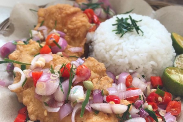Resep Ayam Popcorn Sambal Matah, Gurih dan Segarnya Menggoda
