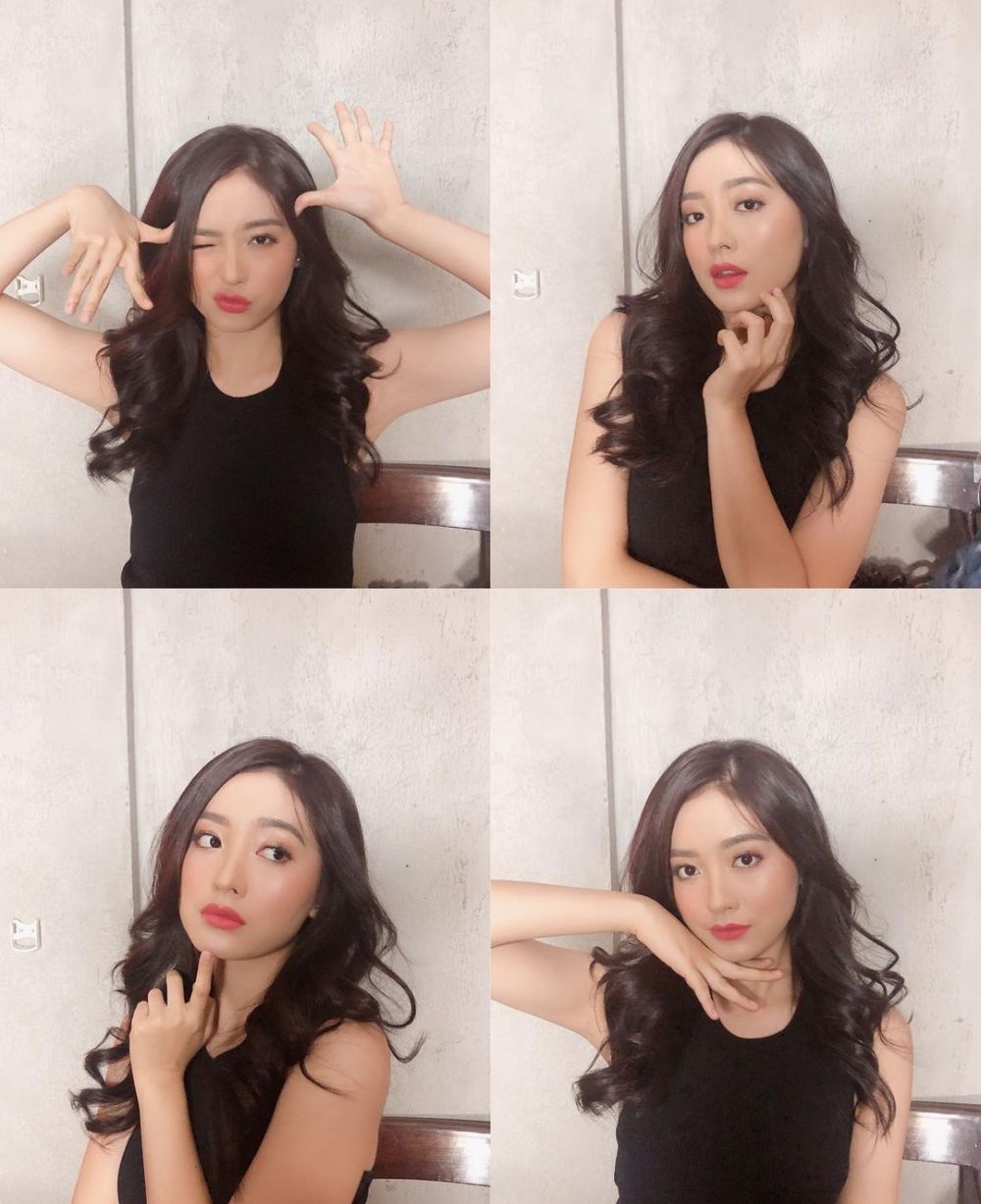 9 Pesona Natasha Wilona Pakai Busana Hitam, Bikin Hati Berdesir