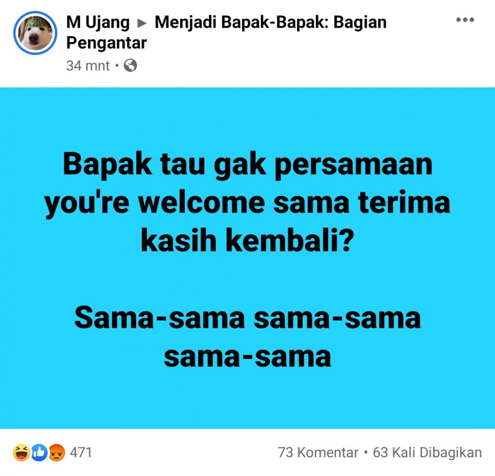9 Kelakuan Netizen Ketika Bikin Guyonan di Facebook, Ngakak Euy!