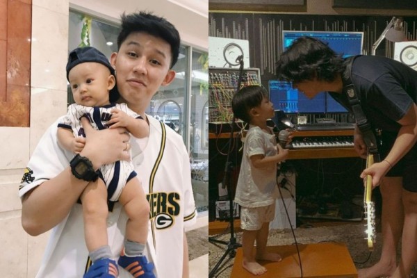 10 Aksi Menggemaskan Musisi Javin Julian Momong Anak, Bak Adik Kakak!