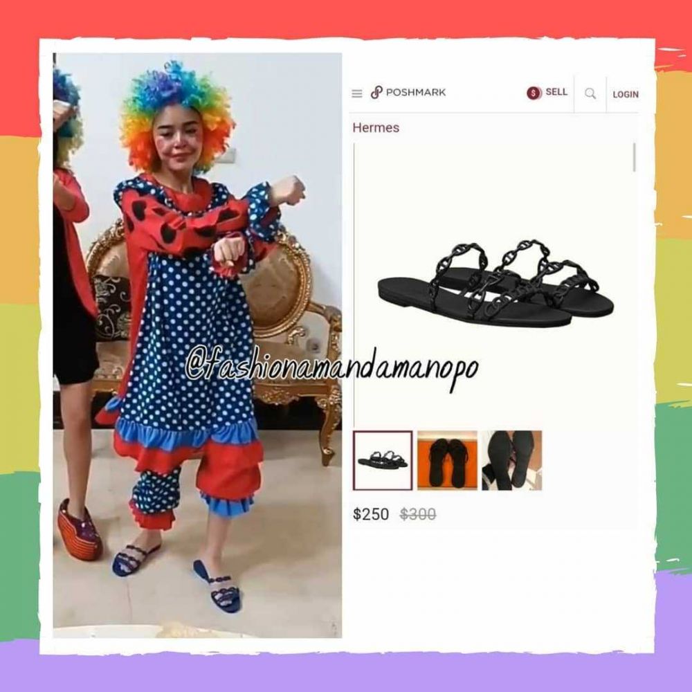 Bukan Sembarang Sandal, Harga 9 Sandal Amanda Manopo Bikin Sesak Napas