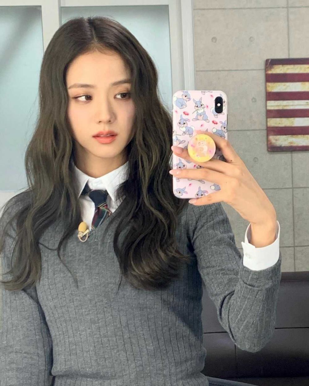 Mirror Selfie Jisoo Blackpink Dengan Ragam Gaya