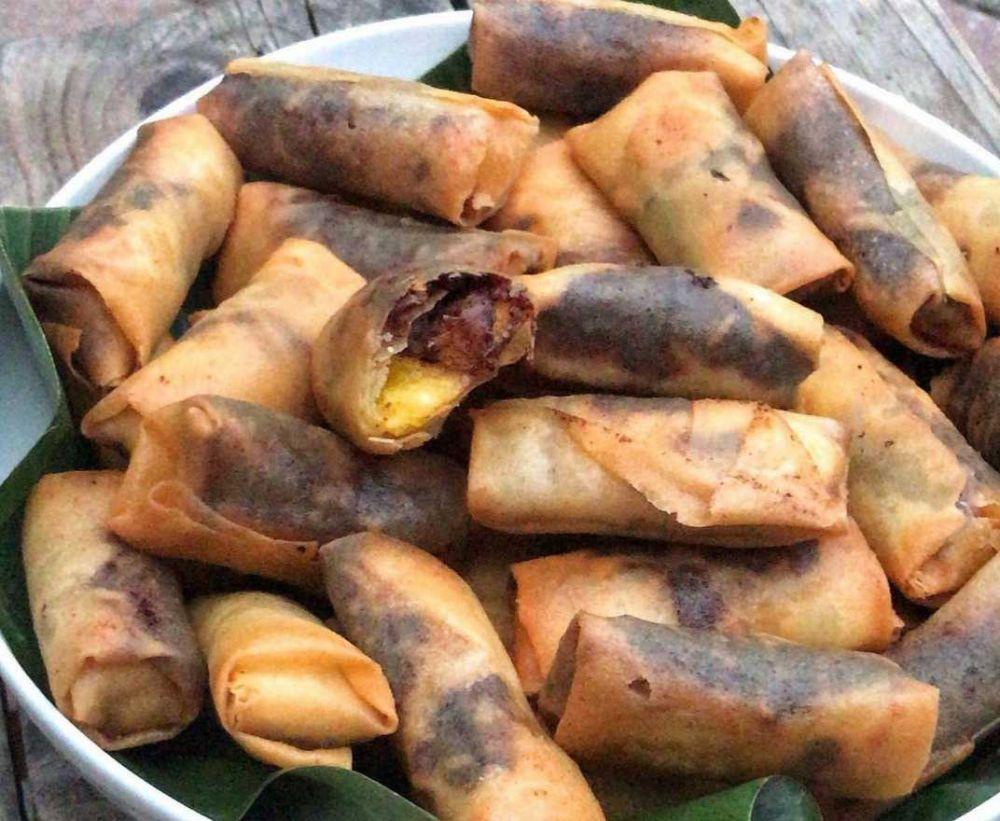 Resep Lumpia Pisang Cokelat Lumer, Manisnya Bikin Mood Naik