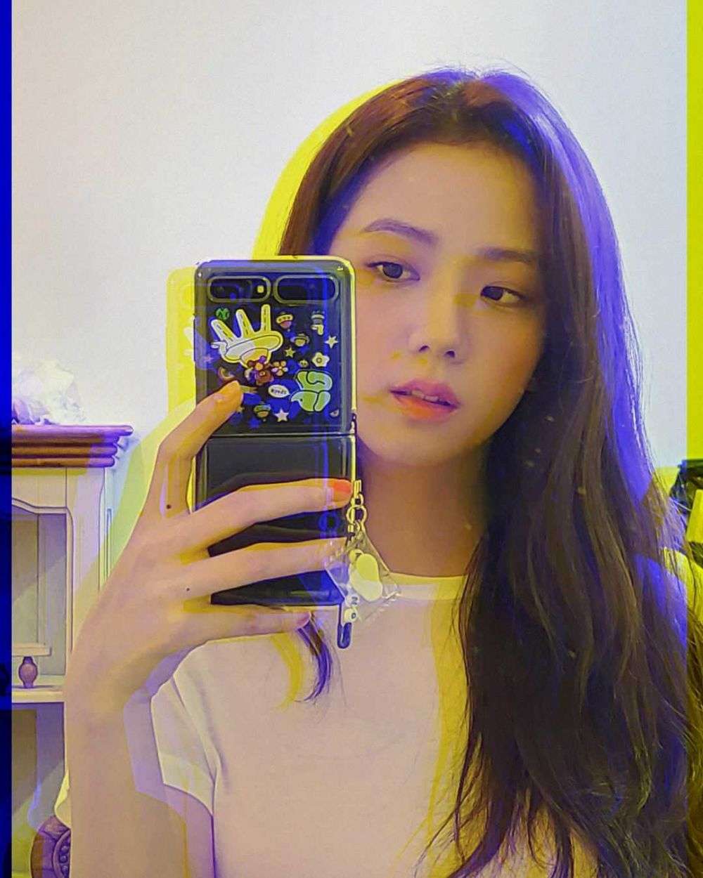 9 Mirror Selfie Jisoo Blackpink Dengan Ragam Gaya 8452