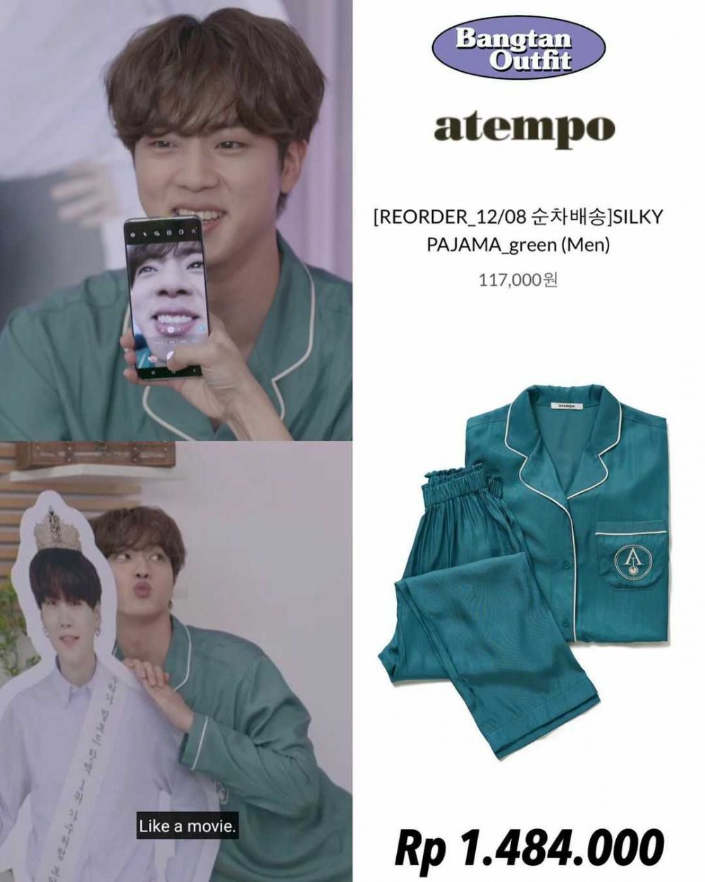 Ternyata Segini Perkiraan Harga Outfit Jin BTS in The SOOP Season 2