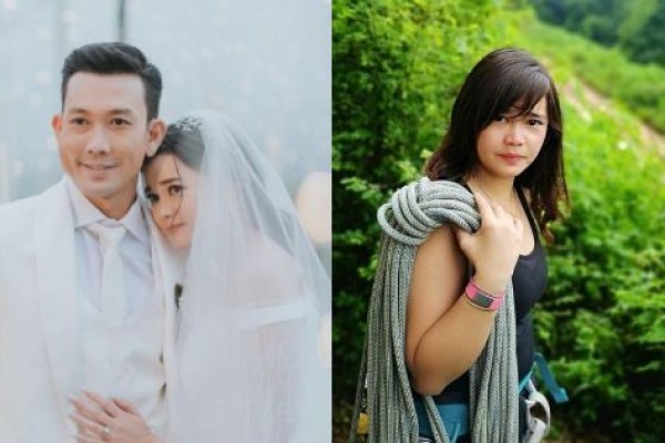 Hobi Antimainstream, 10 Gaya Istri Denny Sumargo saat Panjat Tebing